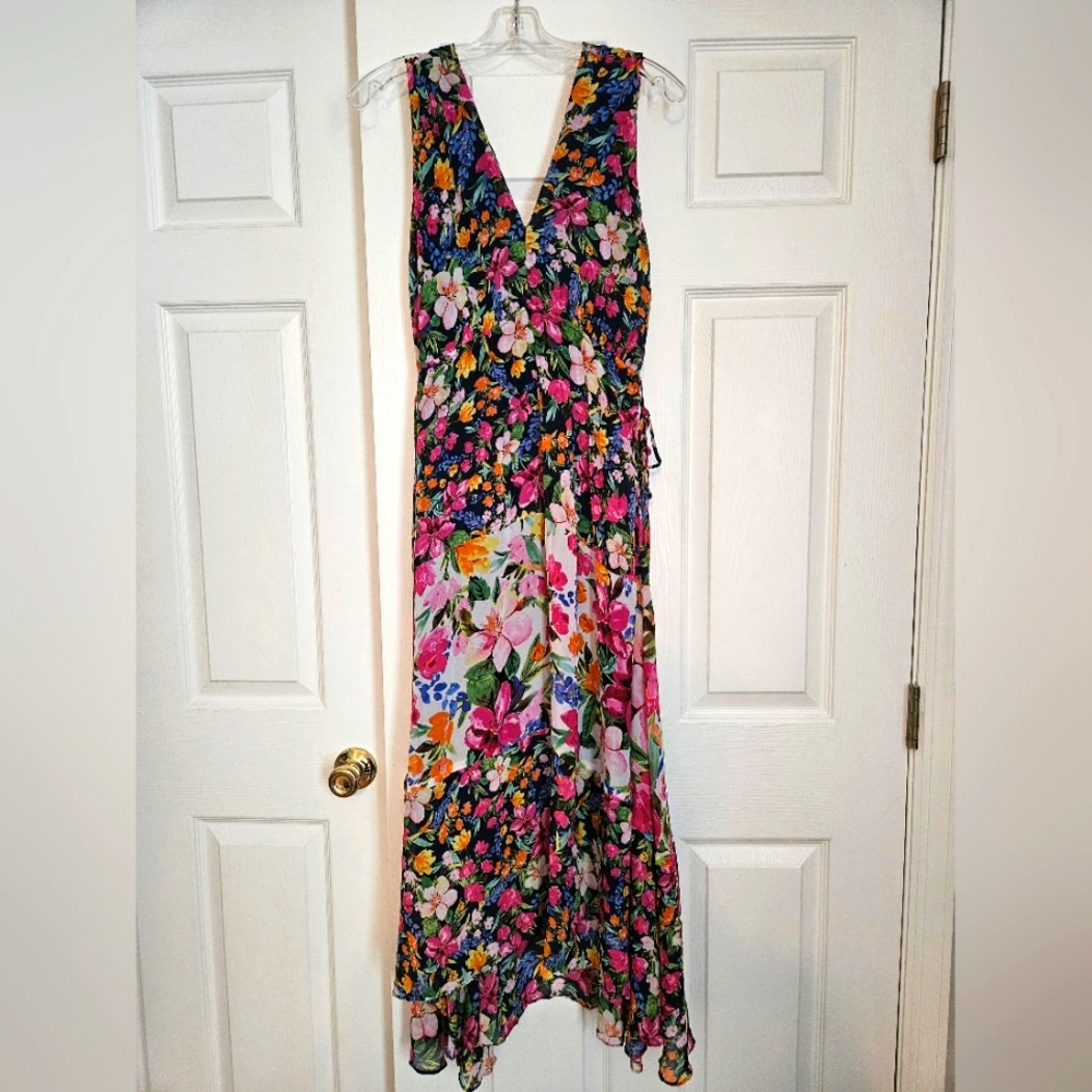 Taylor Garden Flower Maxi Dress Chiffon Dress
